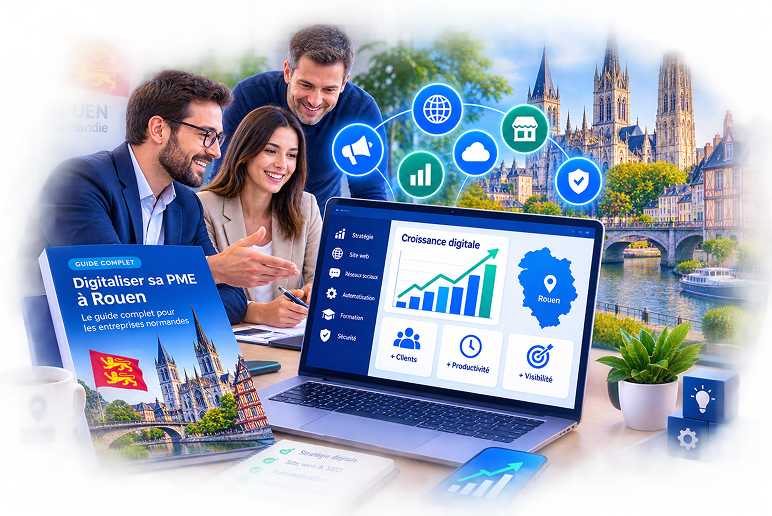 Digitaliser sa PME à Rouen — le guide complet pour les entreprises normandes