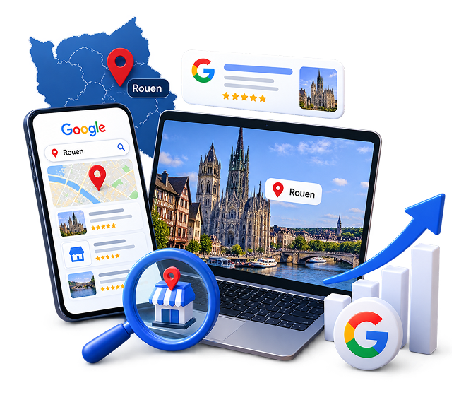 SEO local à Rouen — dominer Google dans la Métropole Rouen Normandie